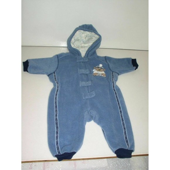 Premier Baby Unisex 2 Piece Hooded Winter Wear Travel Suit Blue Size 0-3 Months - Picture 2 of 12